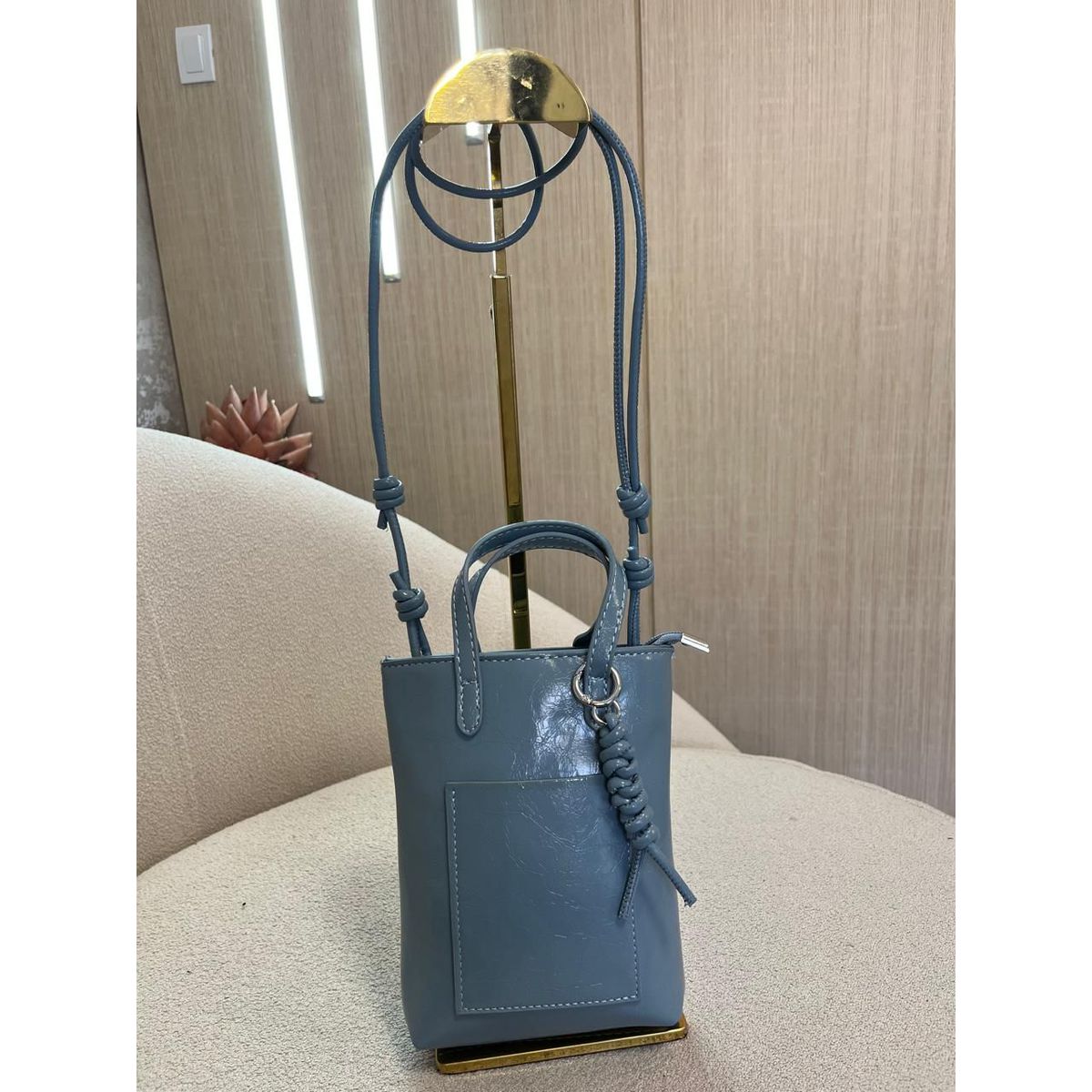 Bolsa Lucelma azul - 2830 - Toque da Bella