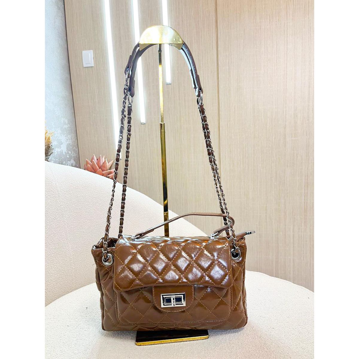 Bolsa Mariana marrom - 2823 - Toque da Bella