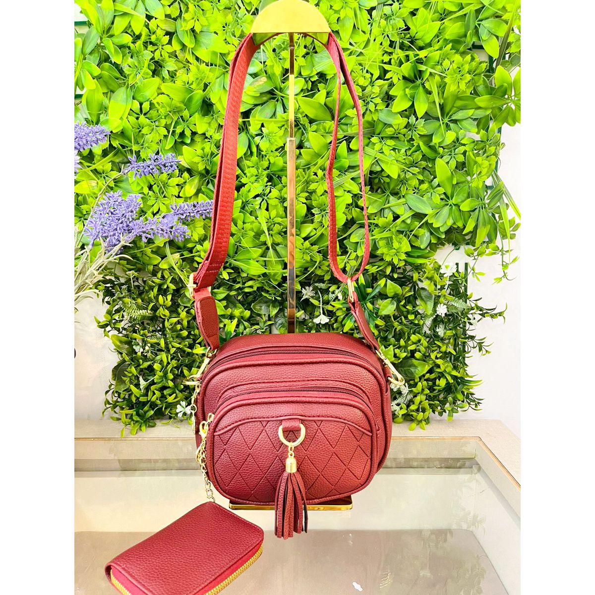 Bolsa nina marsala - 28382 - Toque da Bella