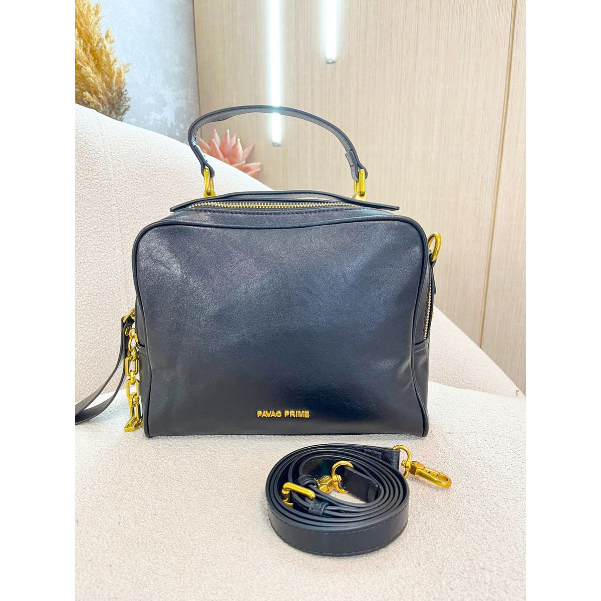 Bolsa Sofia preta - 28396 - Toque da Bella