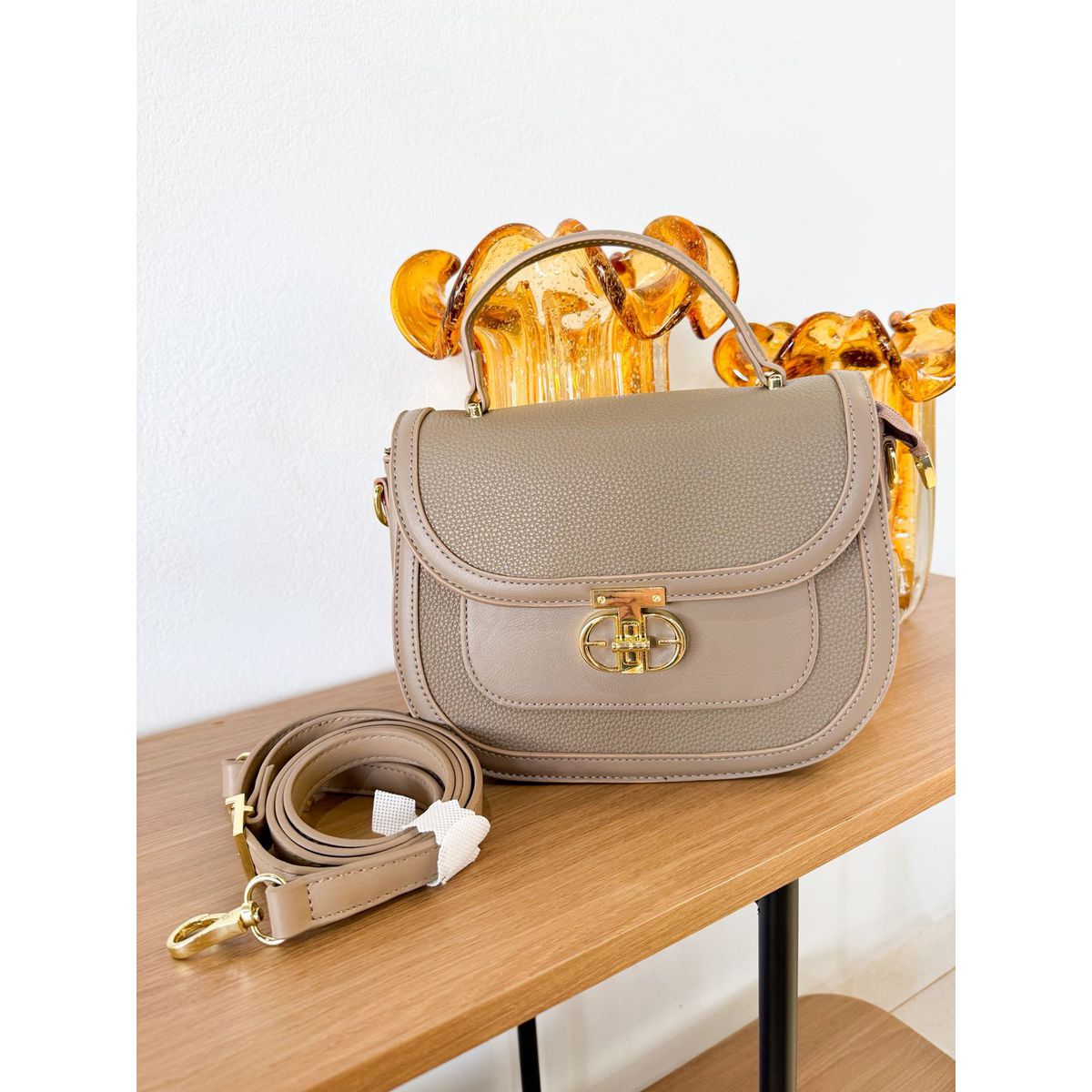 Bolsa Luna caqui - 29404 - Toque da Bella