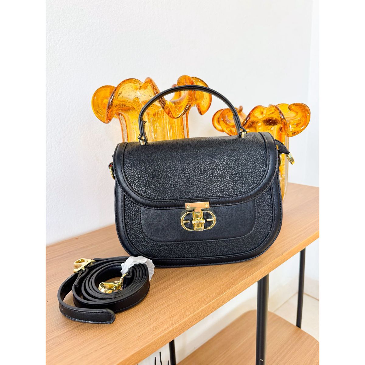 Bolsa Luna preta - 29401 - Toque da Bella