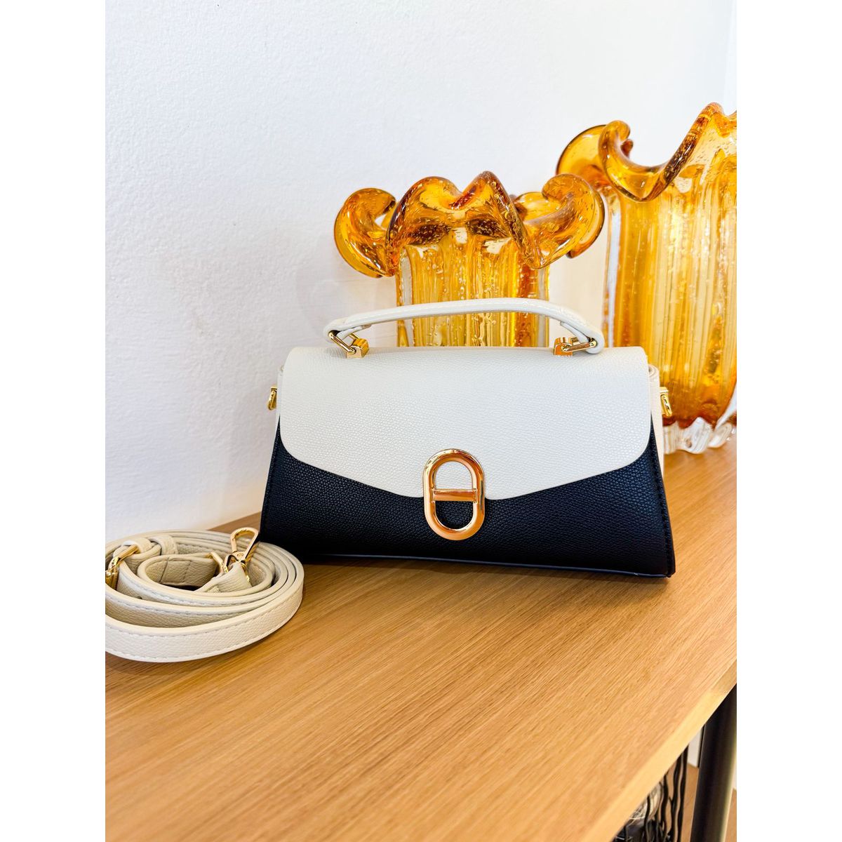 Bolsa Lis off com preta - 29438 - Toque da Bella