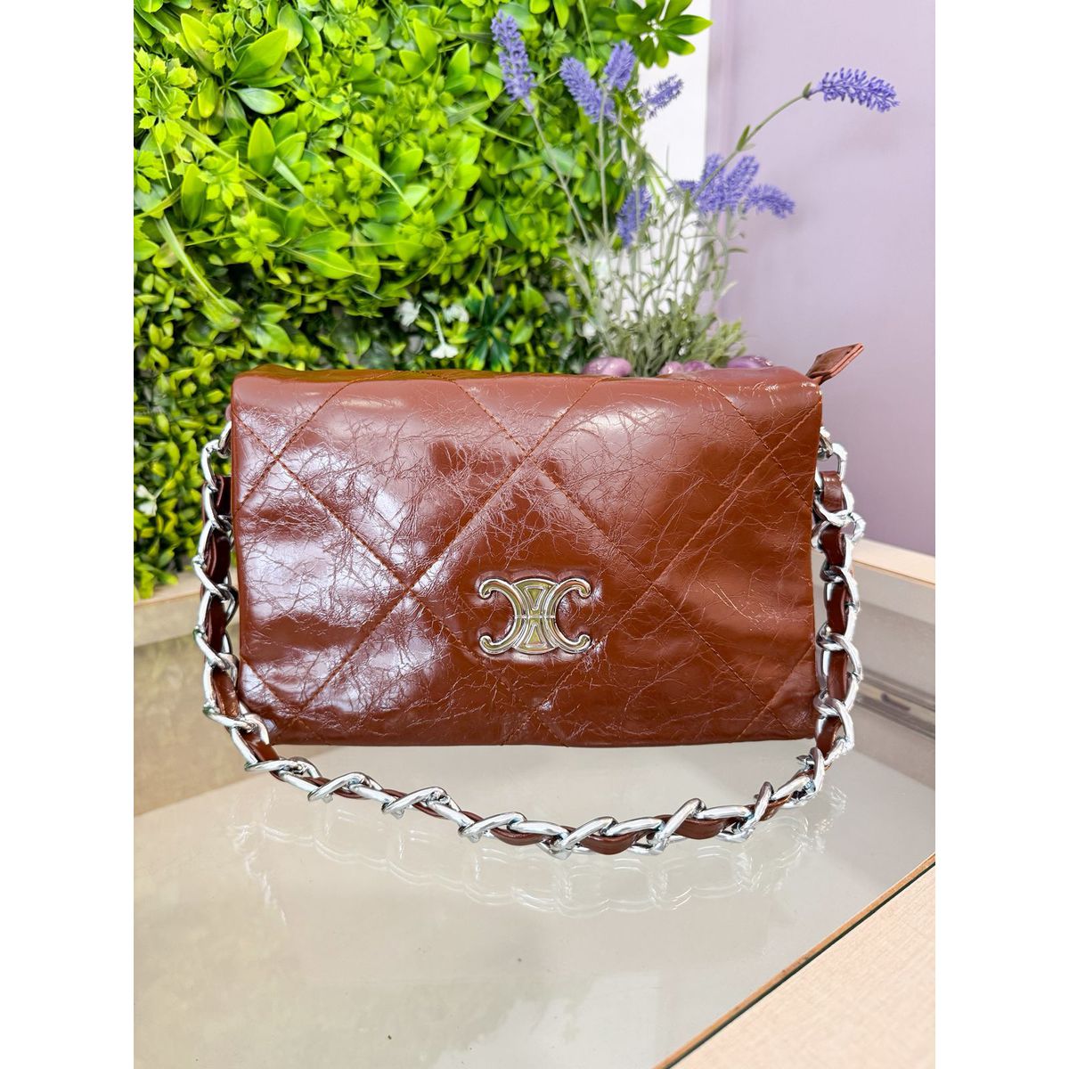 Bolsa Maitê marrom - 29455 - Toque da Bella