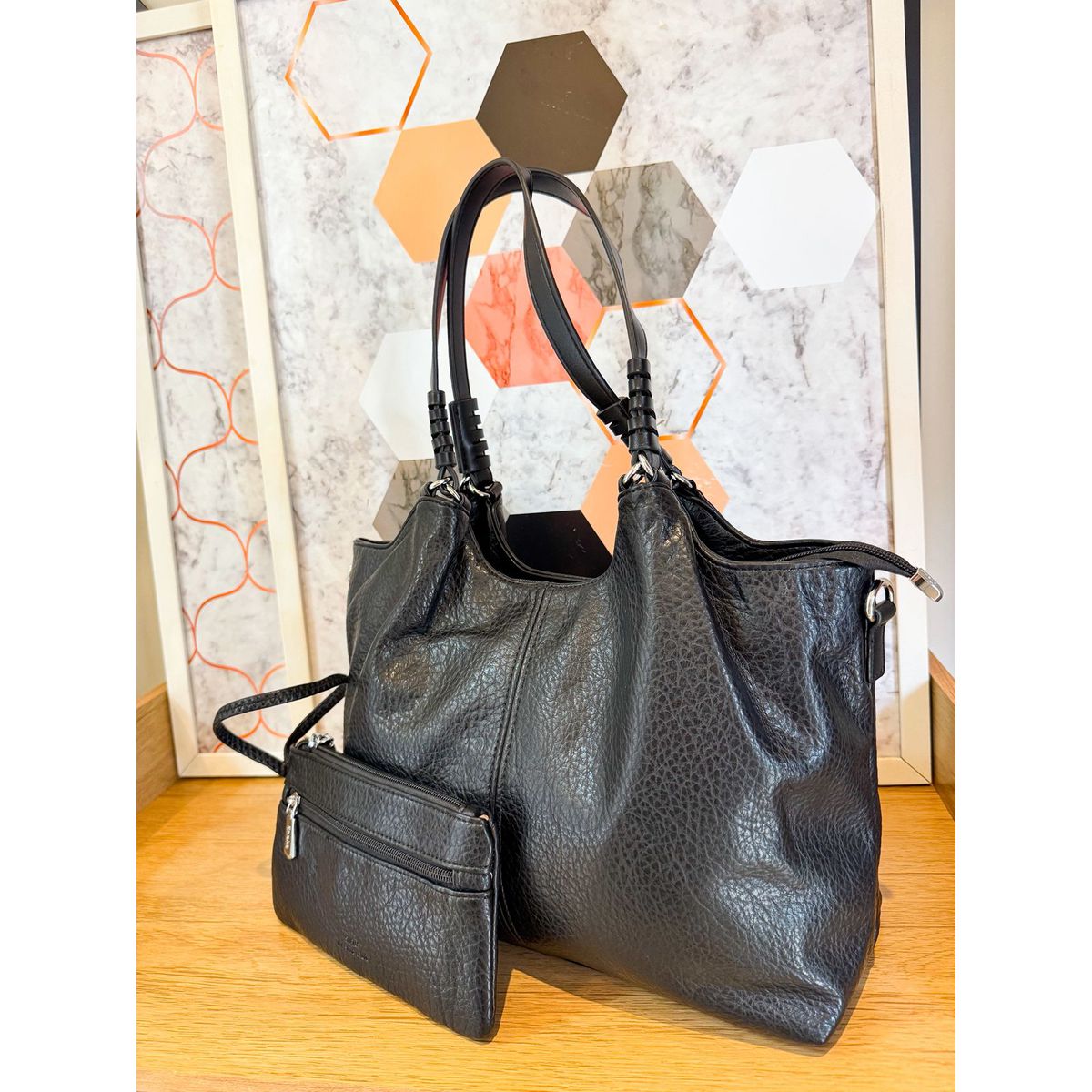 Bolsa Flavia preta - 29467 - Toque da Bella