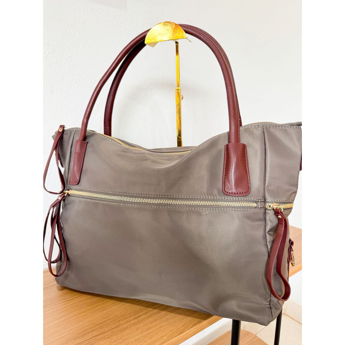 Bolsa Lilia cinza - 29518 - Toque da Bella