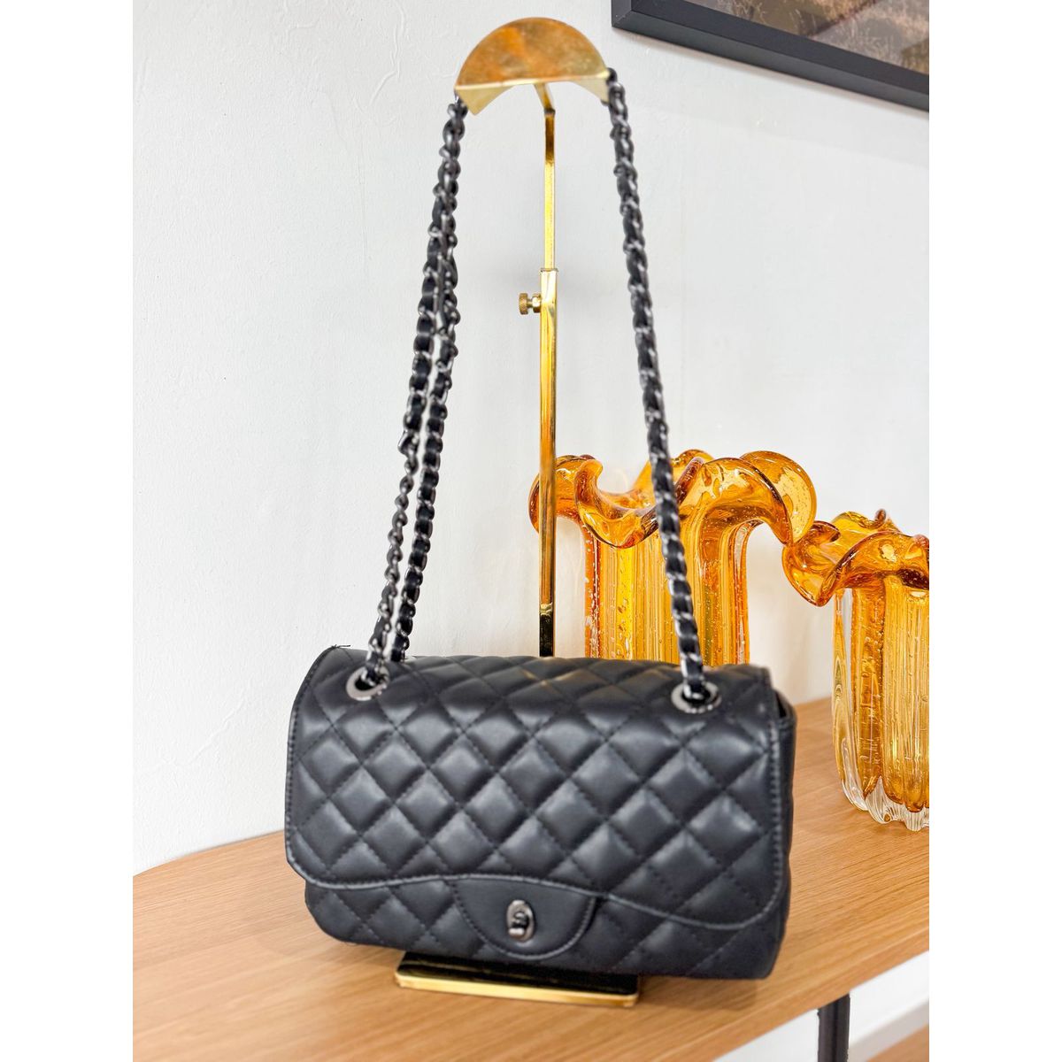 Bolsa Isis preta - 29556 - Toque da Bella