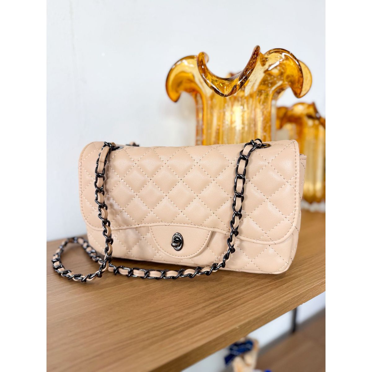 Bolsa Isis nude - 29557 - Toque da Bella