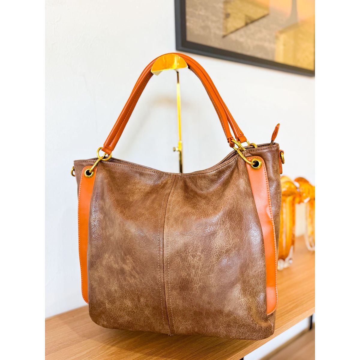 Bolsa Juliana marrom - 29573 - Toque da Bella