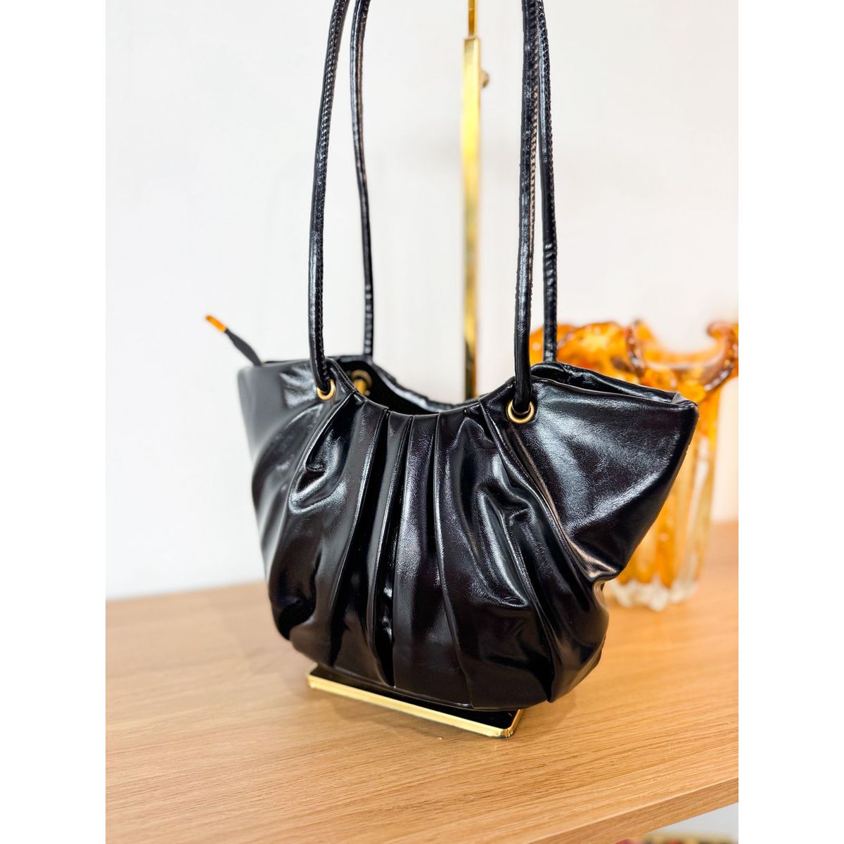 Bolsa Analu preta - 29627 - Toque da Bella