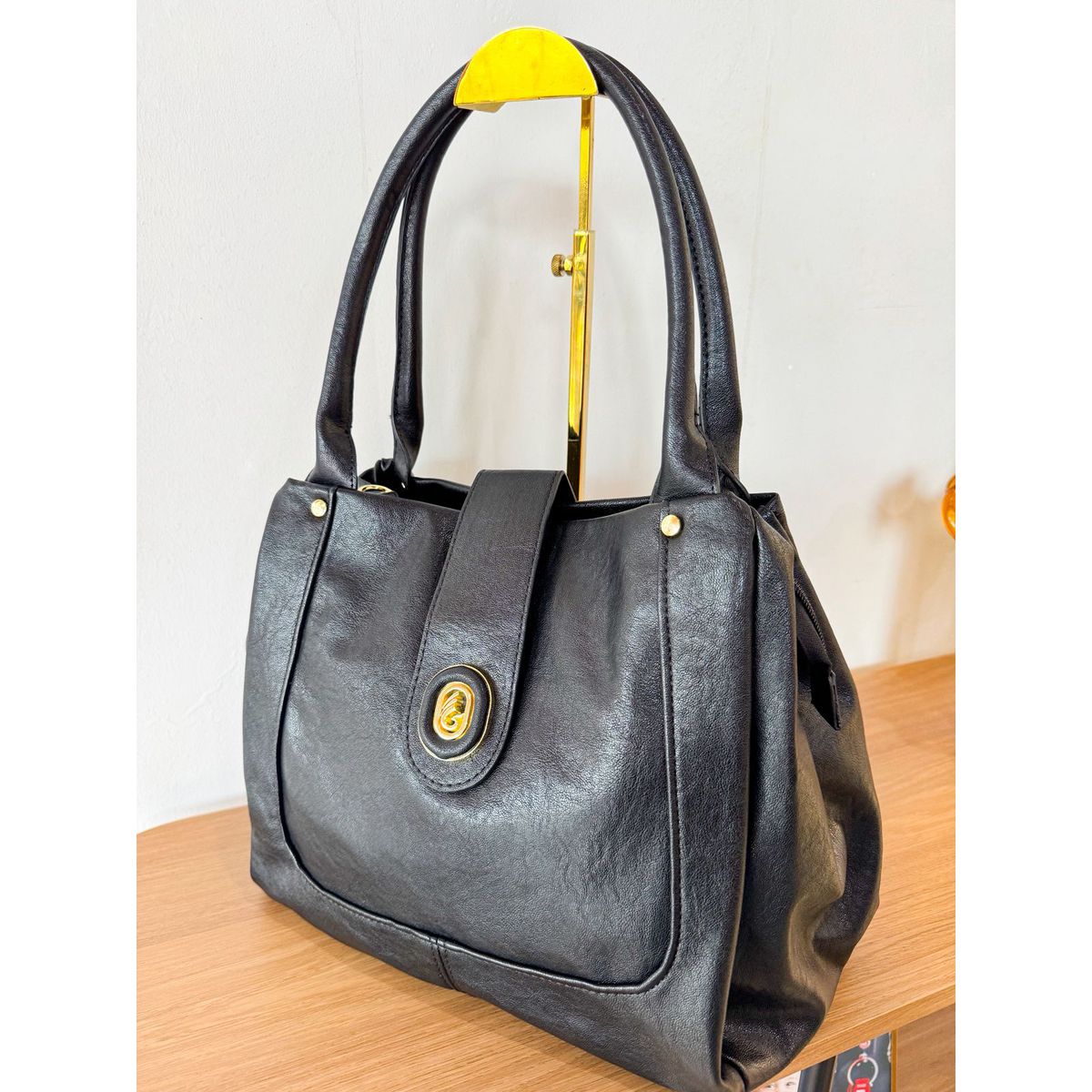 Bolsa Luciana preta - 29641 - Toque da Bella