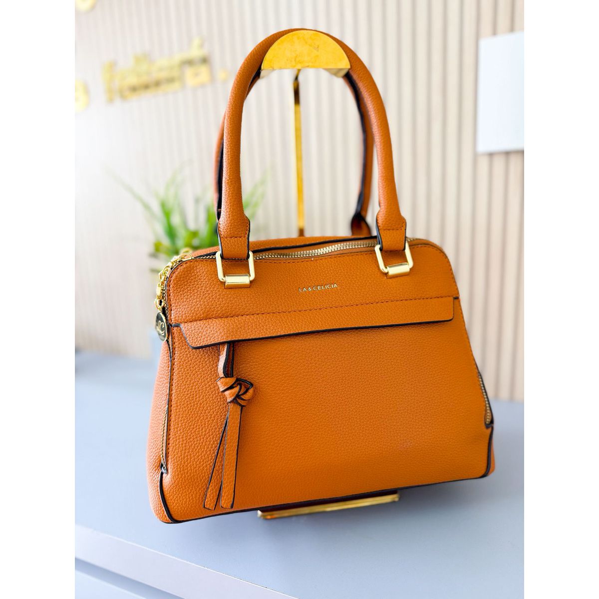 Bolsa Cintia caramelo - 2969 - Toque da Bella