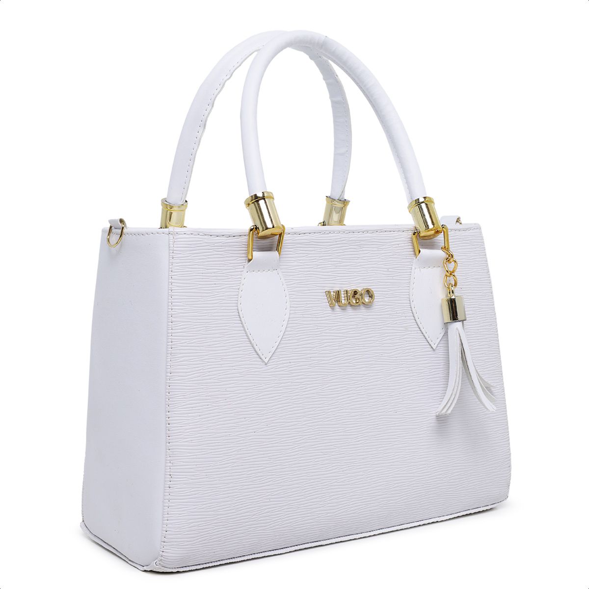 Bolsa Feminina Média Âmbar Branco - VUGO