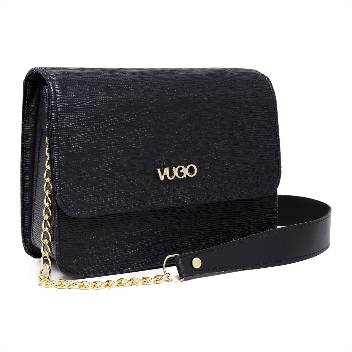 Bolsa Transversal Athenas Preta - VUGO