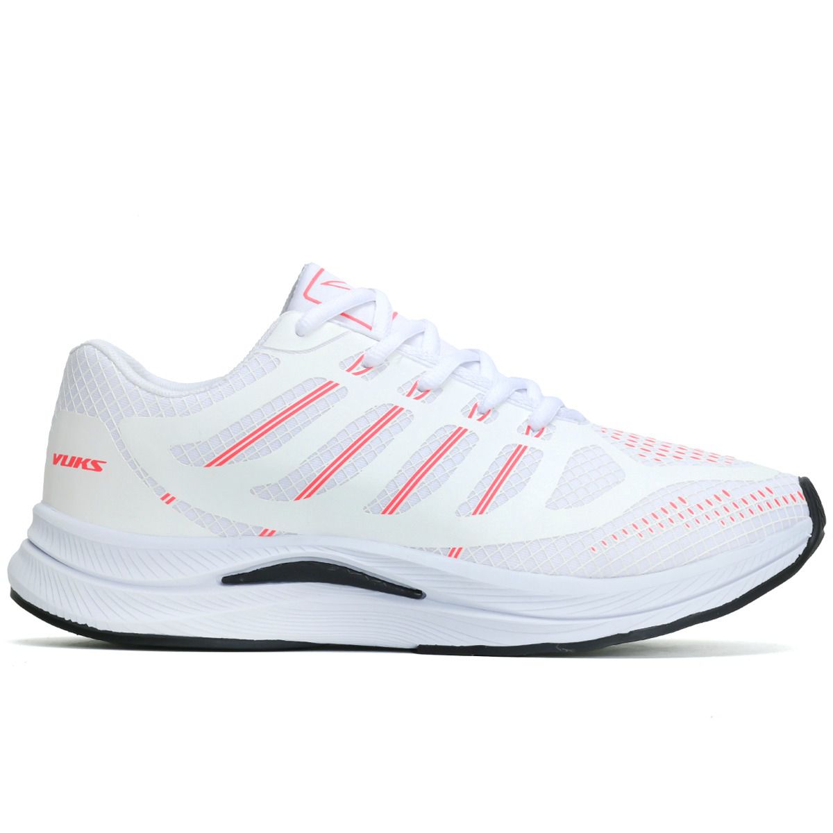 Tênis Esportivo Feminino Esportivo VUKS - Branco - VUKS ATACADO