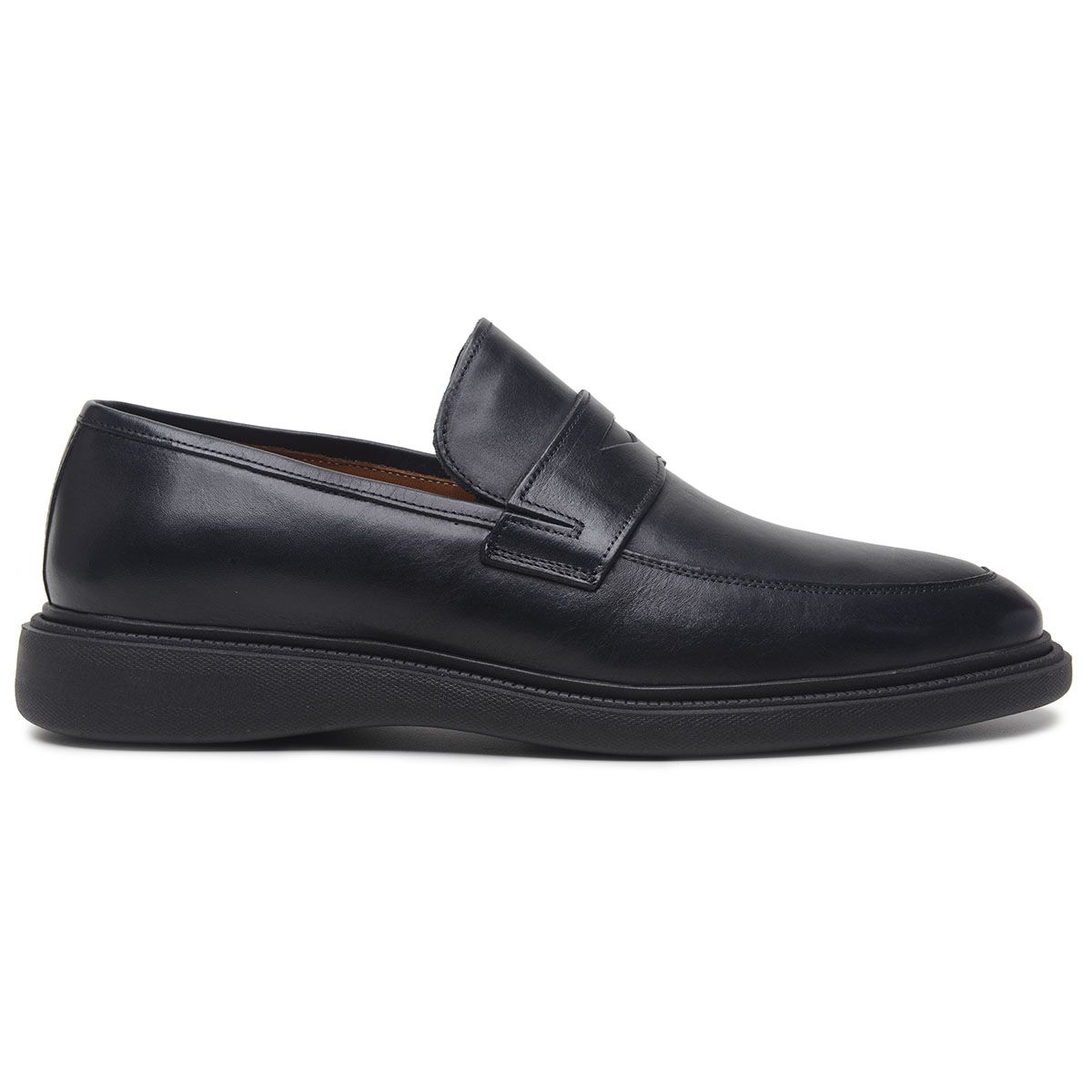 Loafer Clasic Mocassim RENZO PRETO em Couro Legitimo Sola Micro Expandida - LANÇAMENTO! 