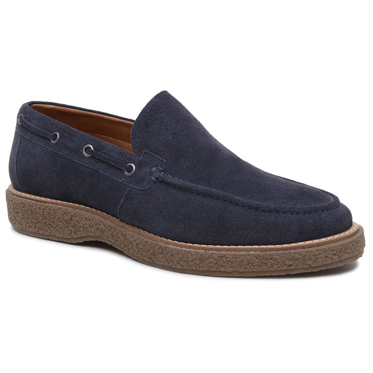 Sapato Masculino Sider ZOOE Camurça Azul Noturno