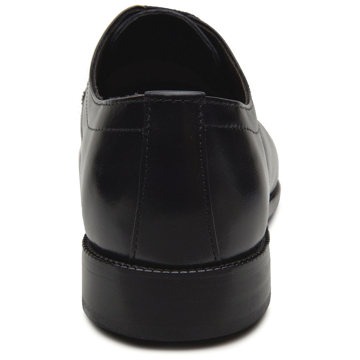 Kit Sapato Social Sola De Couro Inglês Turunelli Preto e Cinto Dupla Face