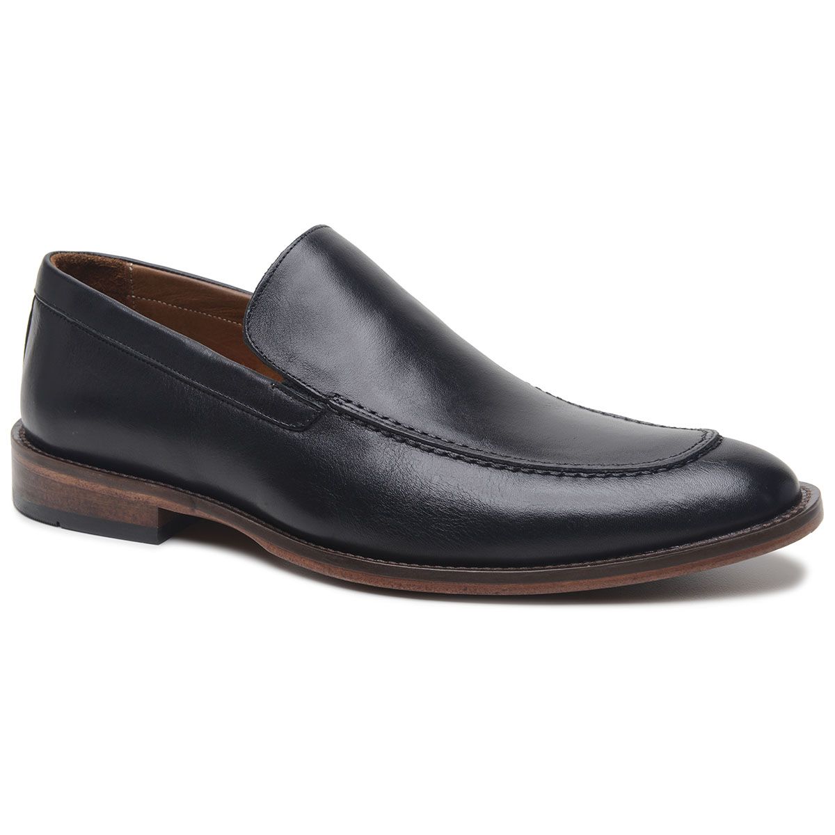 Mocassim Classic VERAS Sola de Couro Masculino Casual PRETO