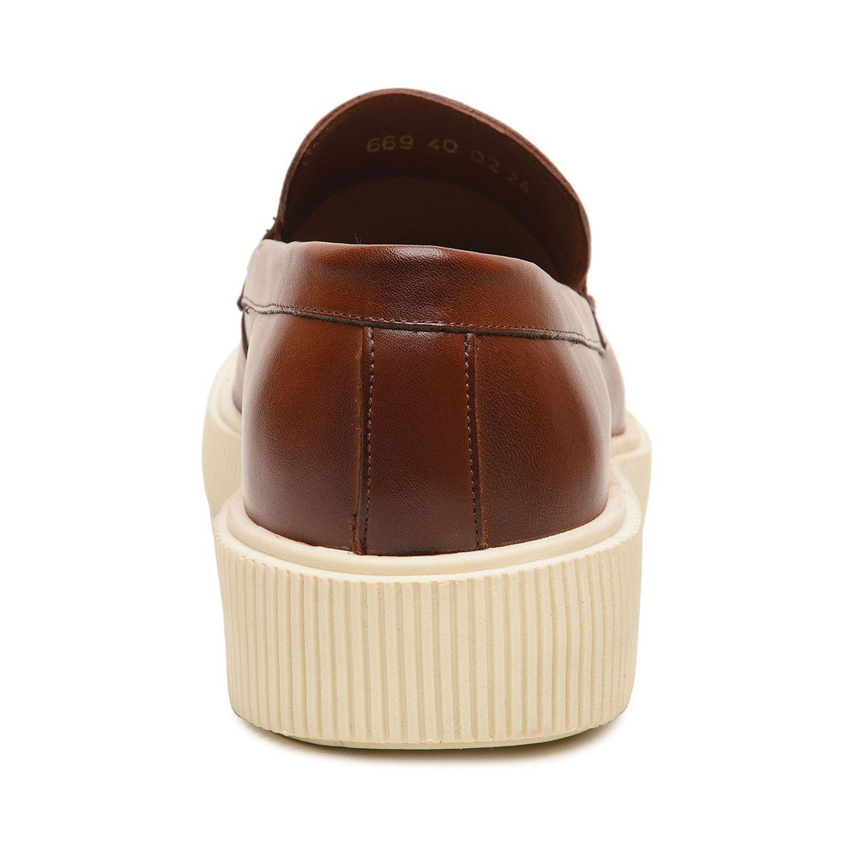Kit Sapato Masculino Loafer Konna Whisky e Cinto Dupla Face - Whisky e Preto