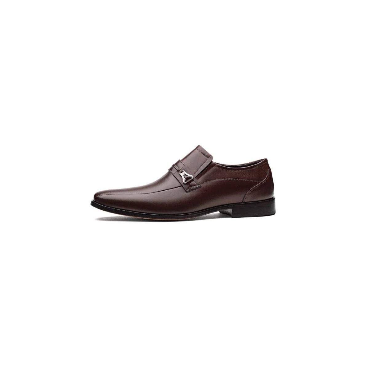 Sapato Social Moscou Café - Forro De Couro
