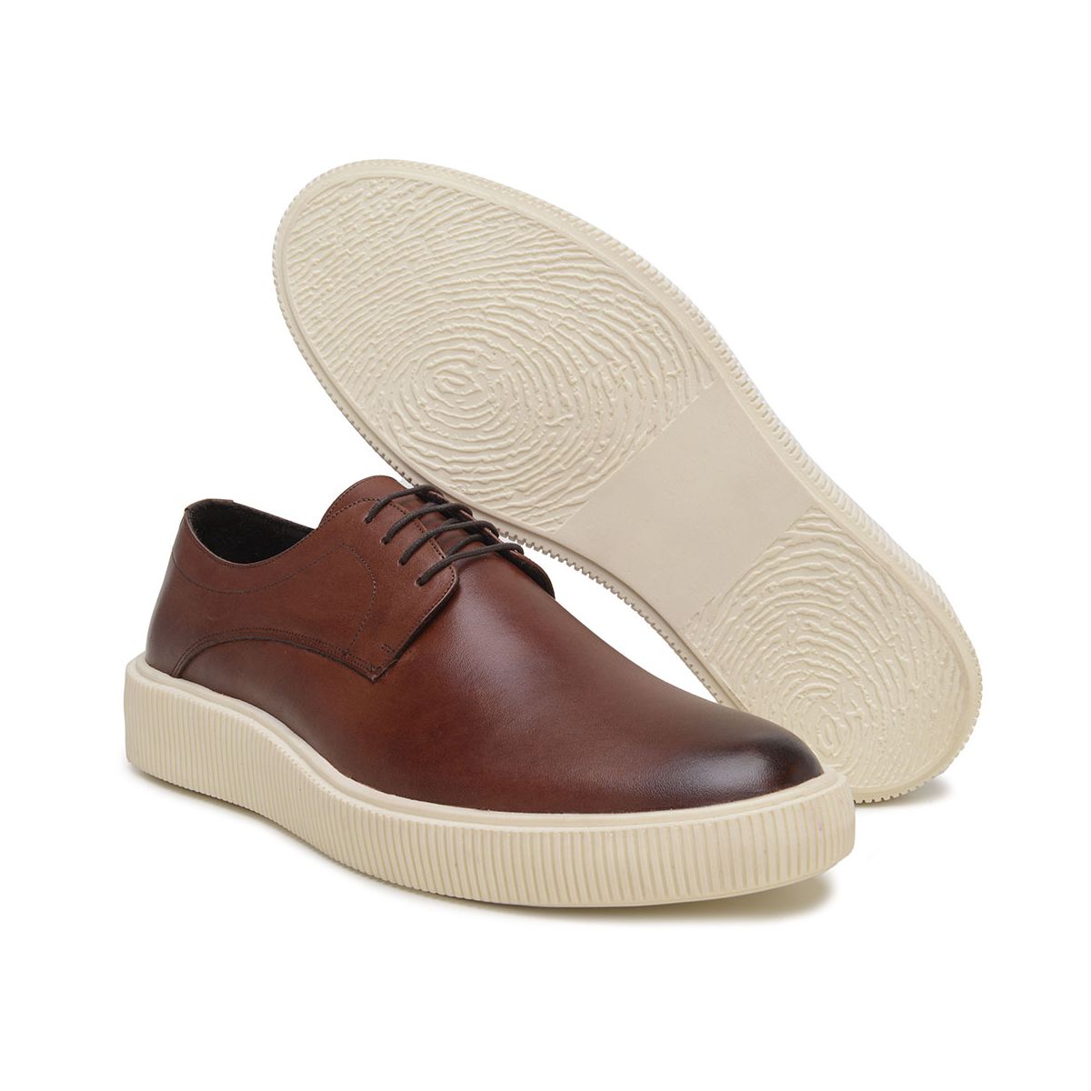 Sapato Masculino Derby Konna Whisky