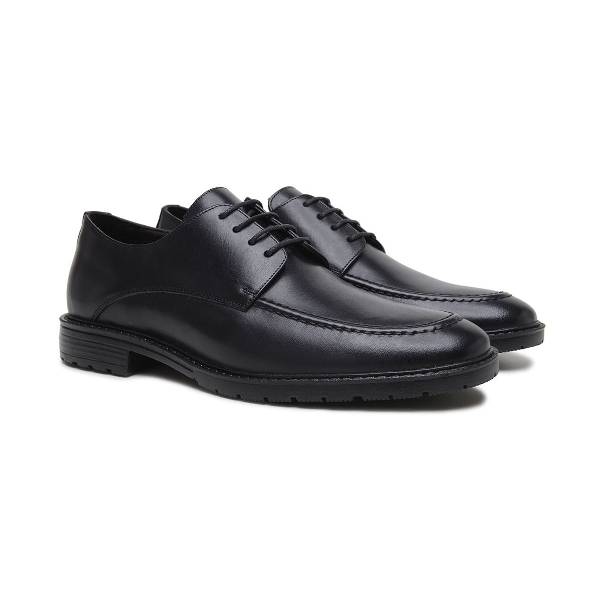 Sapato Casual Noruega Tratorado Preto