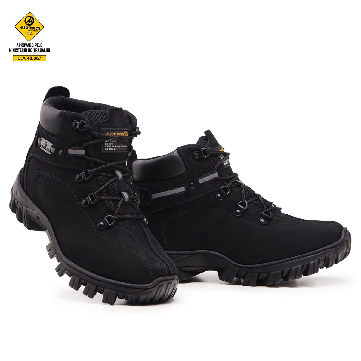 Bota Coturno Adventure Preta C.A 48.067
