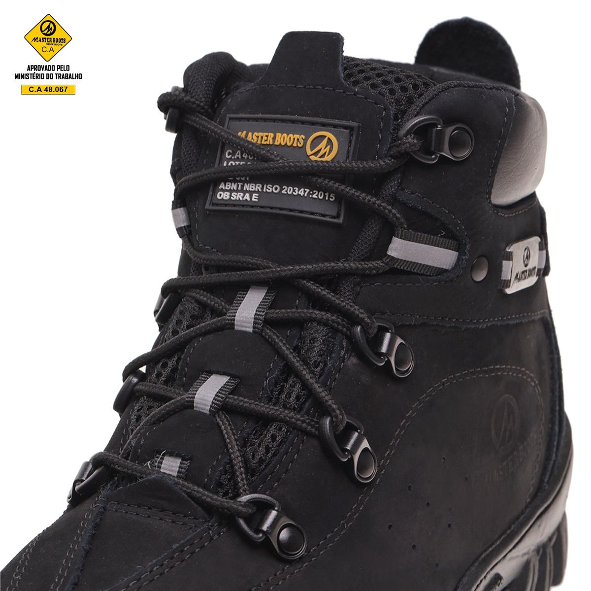 Bota Coturno Adventure Preta C.A 48.067