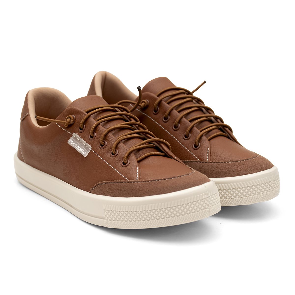 Tênis Casual Brara - Marrom - ZOCCOLETTE