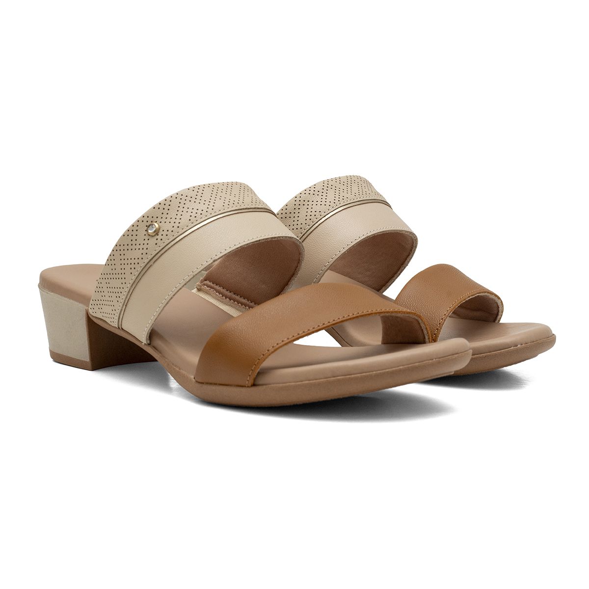 Tamanco Feminino Nude Usaflex - ZOCCOLETTE