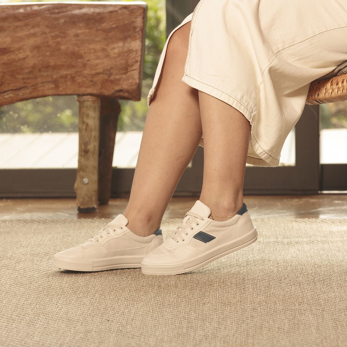 Tênis Casual Feminino Zoccolette Off White - ZOCCOLETTE