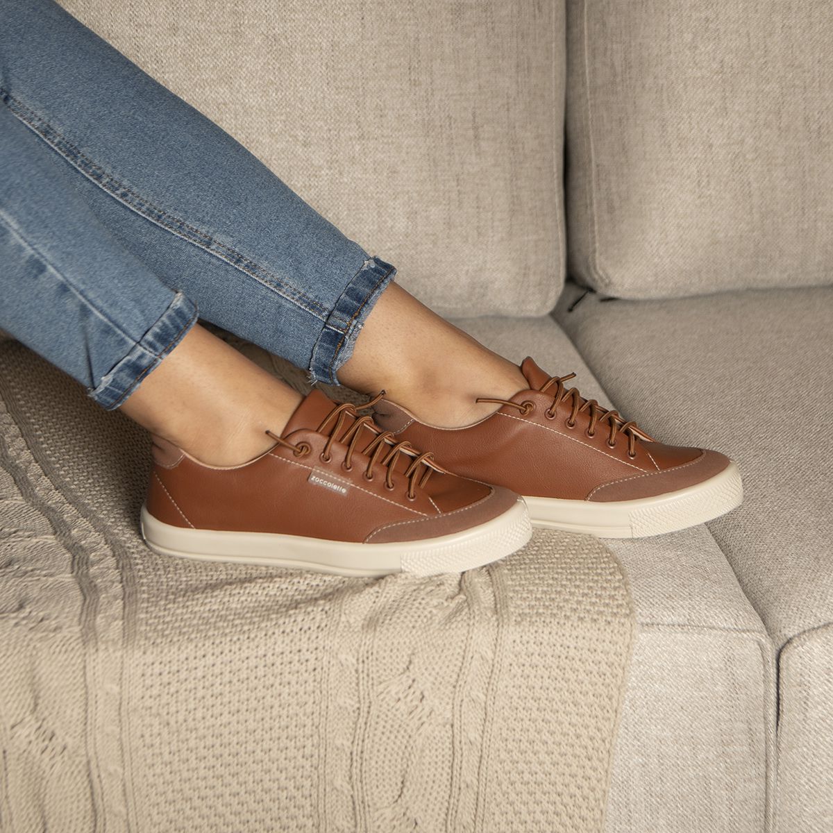 Tênis Casual Brera - Marrom - ZOCCOLETTE