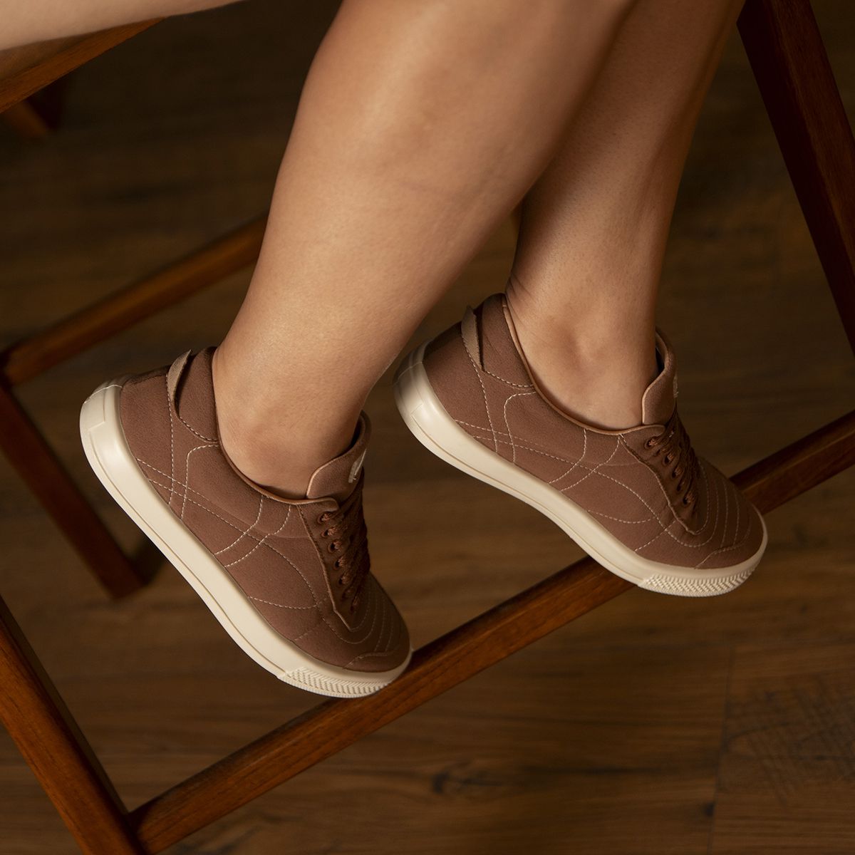 Tênis Feminino Catania - Chocolate - ZOCCOLETTE