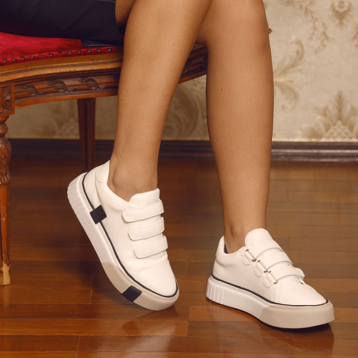 Sneakers Feminino Portofino - Branco - ZOCCOLETTE
