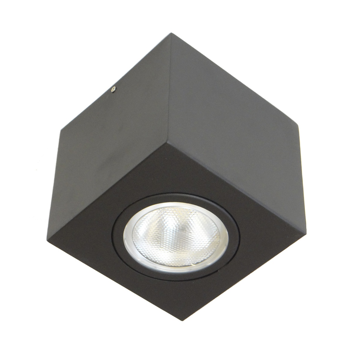 Plafon Spot de Sobrepor Teto Quadrado PAR20 Preto Broketto Materiais Elétricos