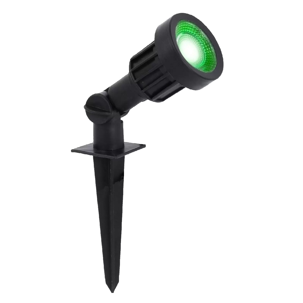 Luminária Espeto de Jardim Led 5w Luz Verde Bivolt Decorlux Broketto