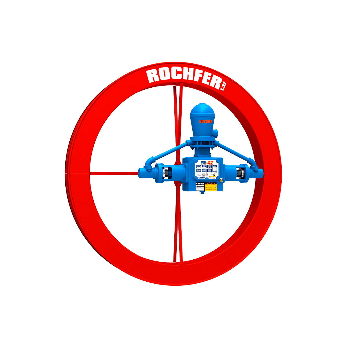 Bomba Rochfer Ultra-42 + Roda D'água 1,37 x 0,13 m