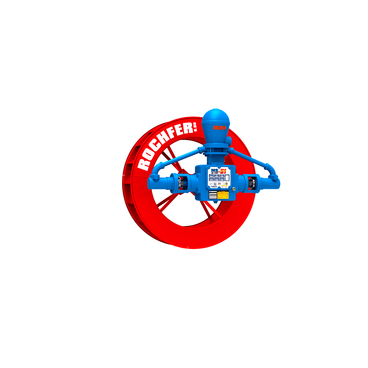 Bomba Rochfer Ultra-51 + Roda D'água 0,80 x 0,25 m