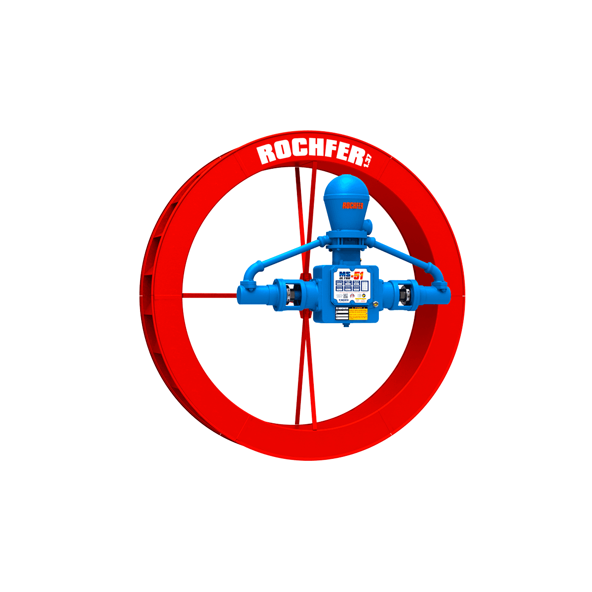 Bomba Rochfer Ultra-51 + Roda D'água 1,37 x 0,25 m