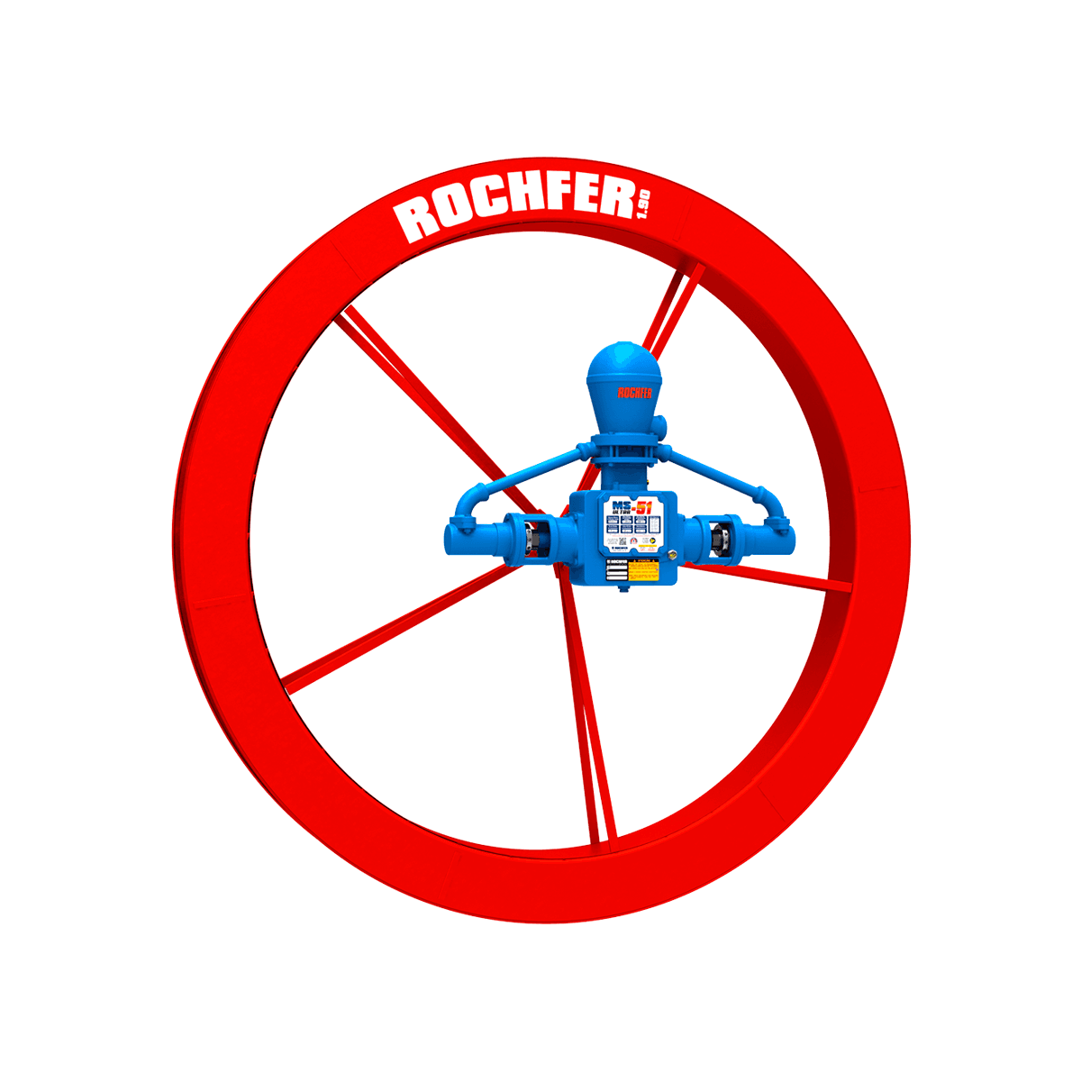Bomba Rochfer Ultra-51 + Roda D'água 1,90 x 0,17 m