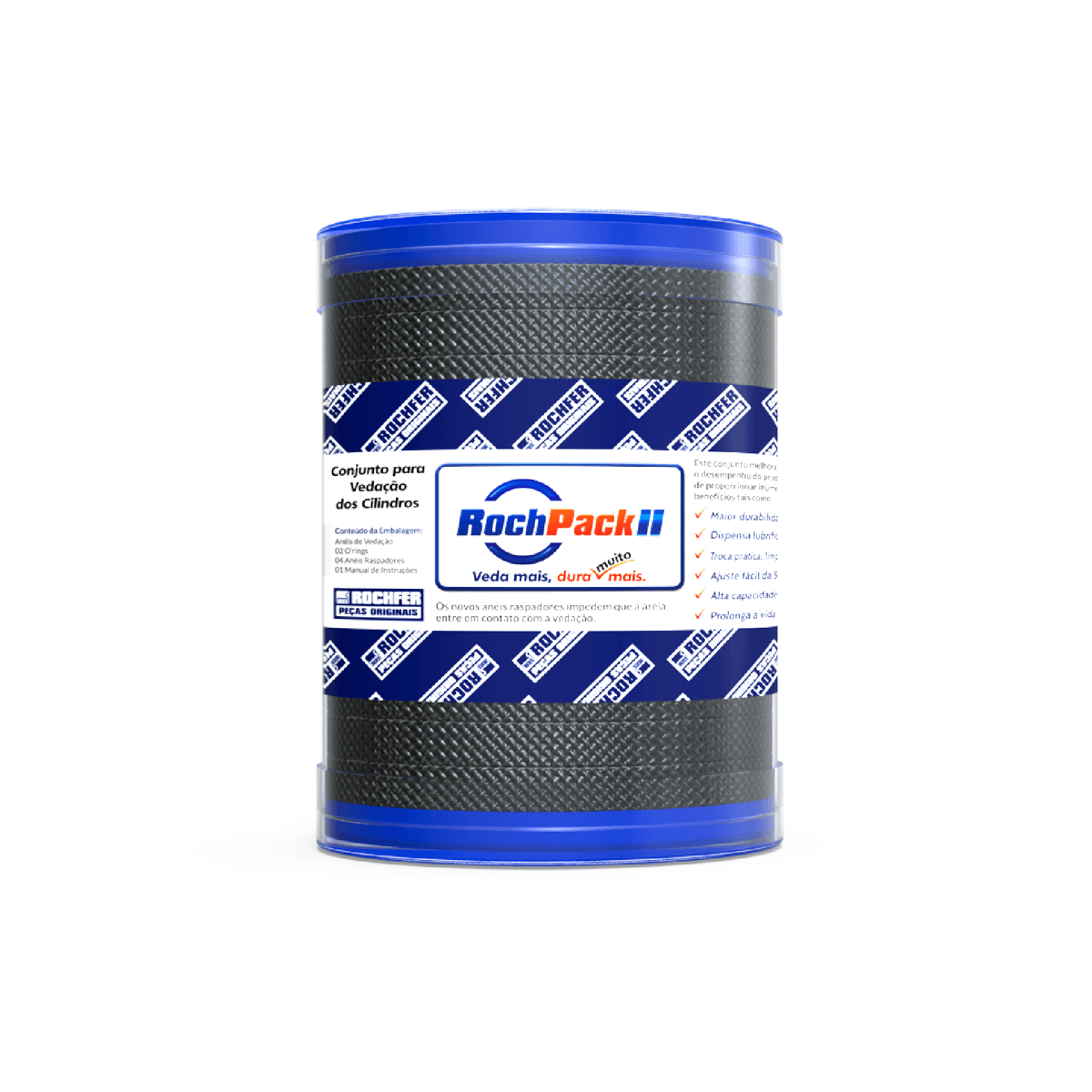 Vedação Rochpack Para Pistões Inox Ou Ducrom® 70