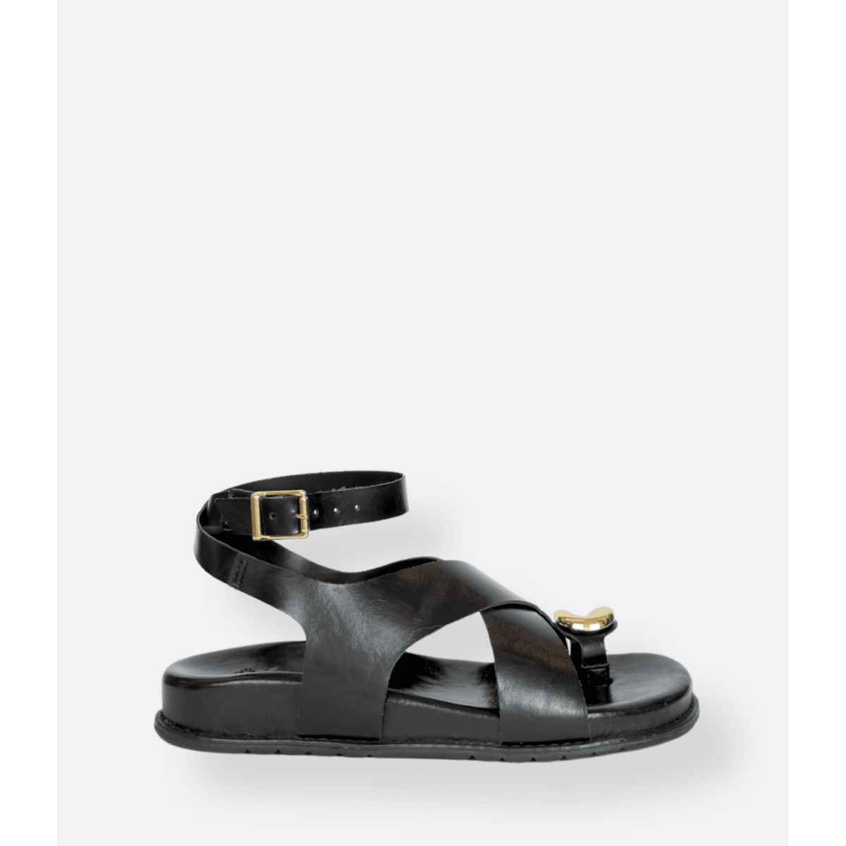 Flat Anel de Dedo Preta Afrodyte