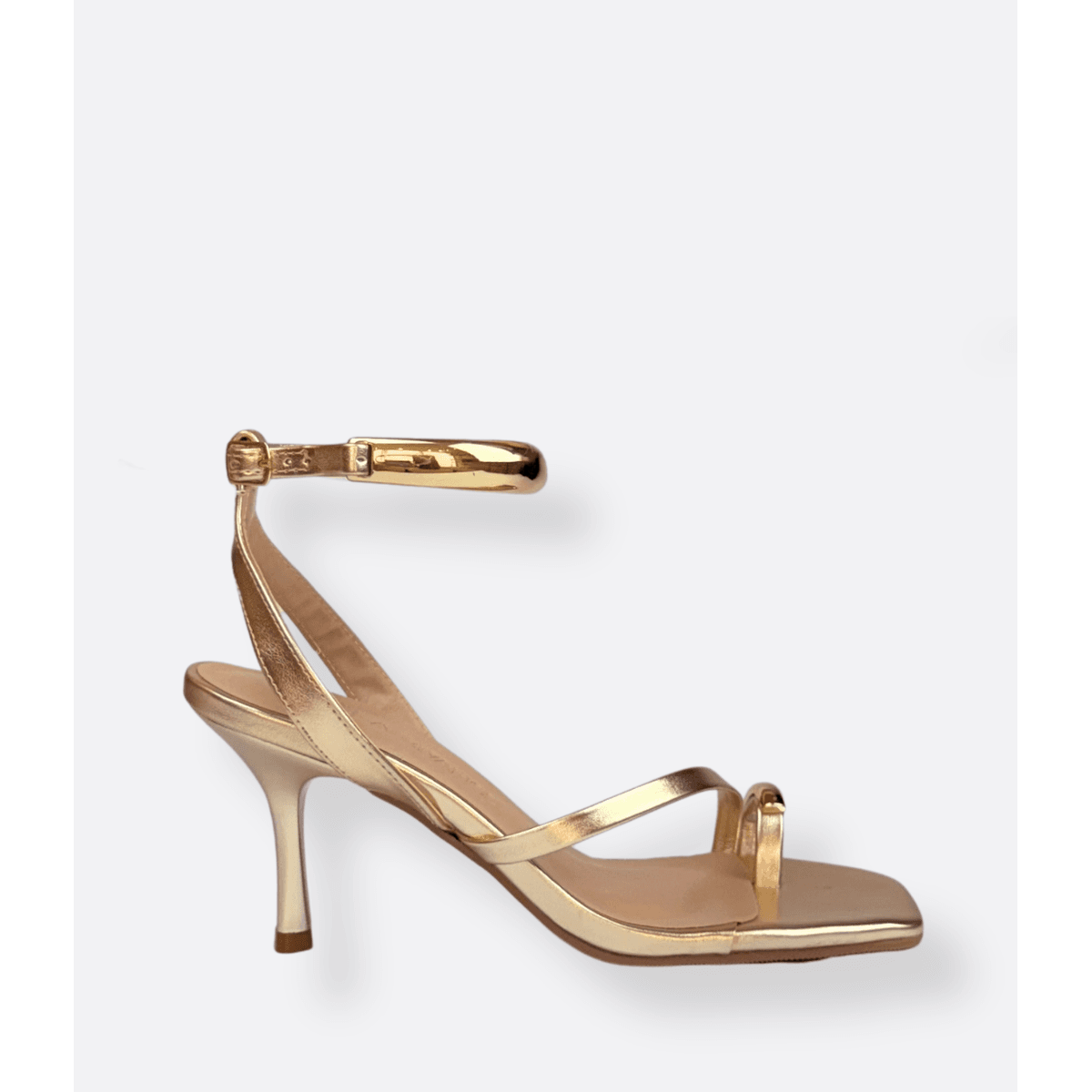 Sandália Dourada Anel de Dedo Athena