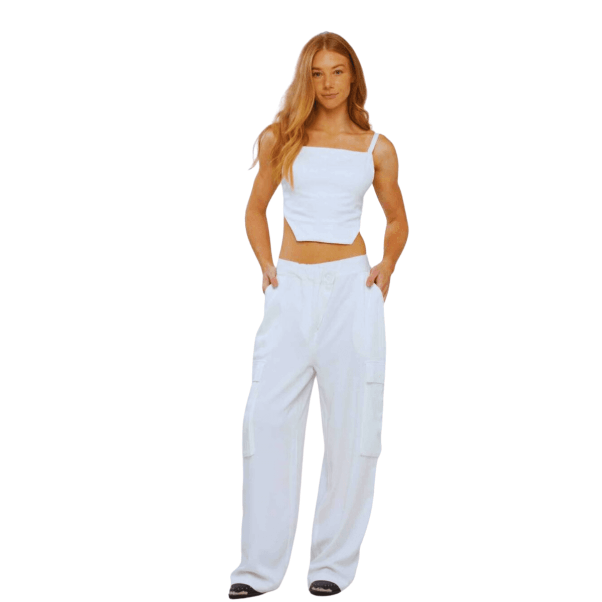 Calça Cargo Linho OFF White - CC5 - Camerieri