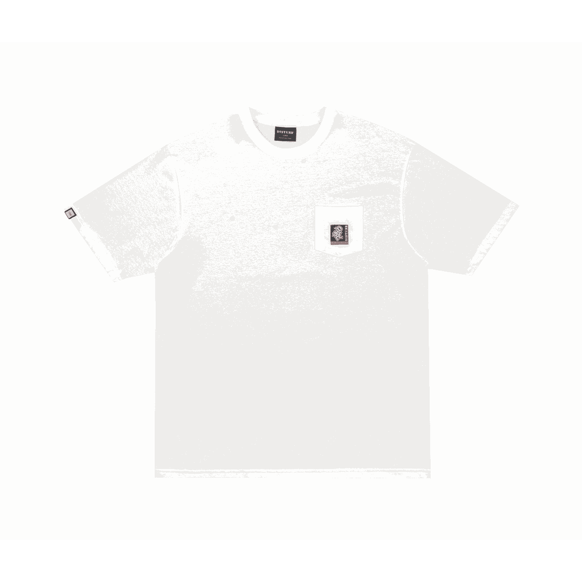 Camiseta Disturb Heritage Pocket Off White