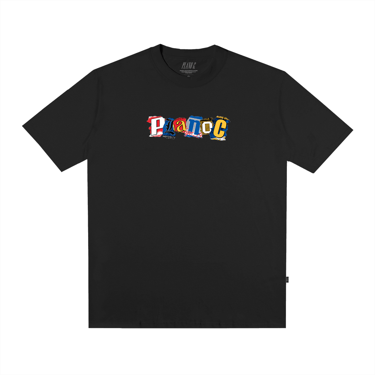 Camiseta Plano C "COLLAGE" BLACK
