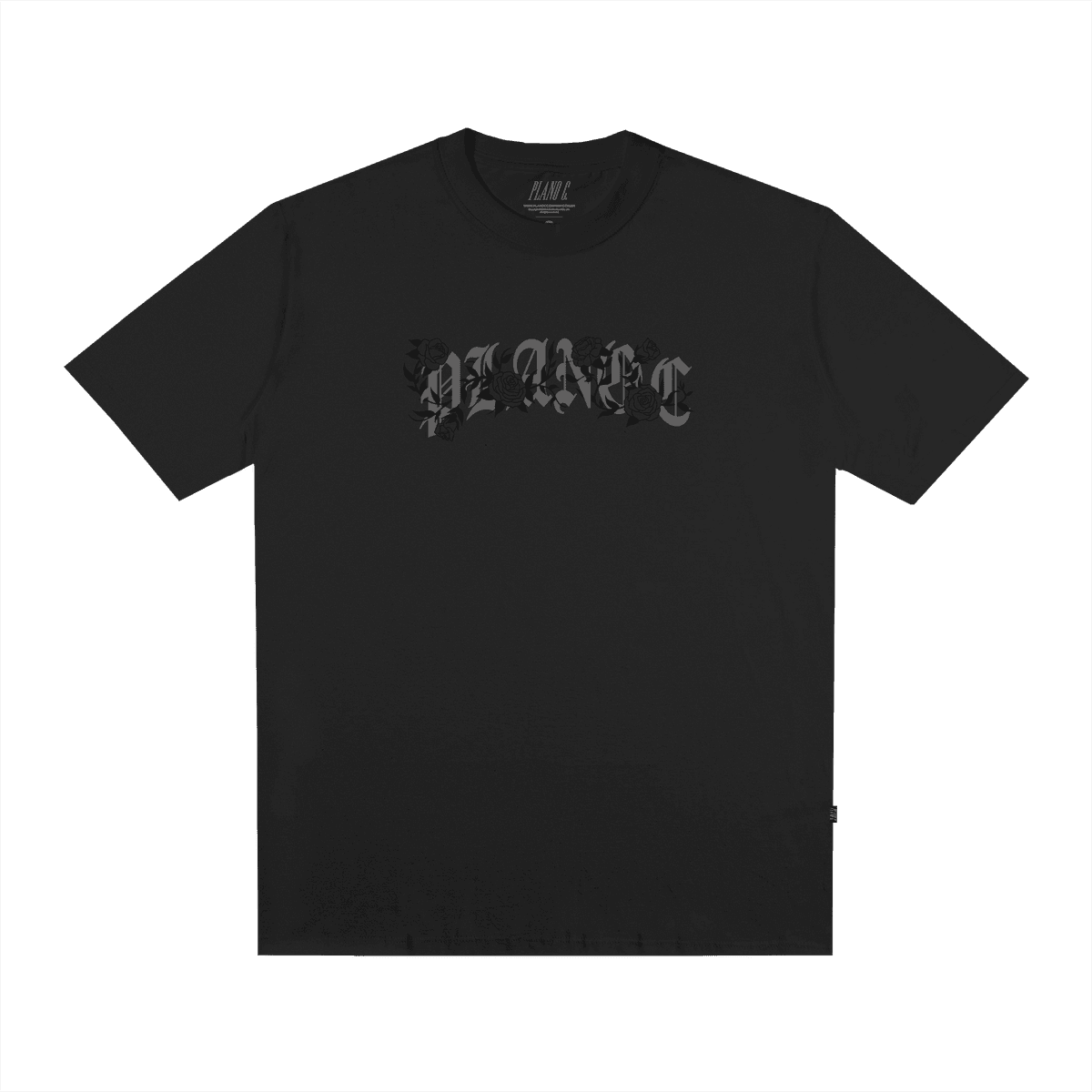 Camiseta Plano C "Climbing Roses Black