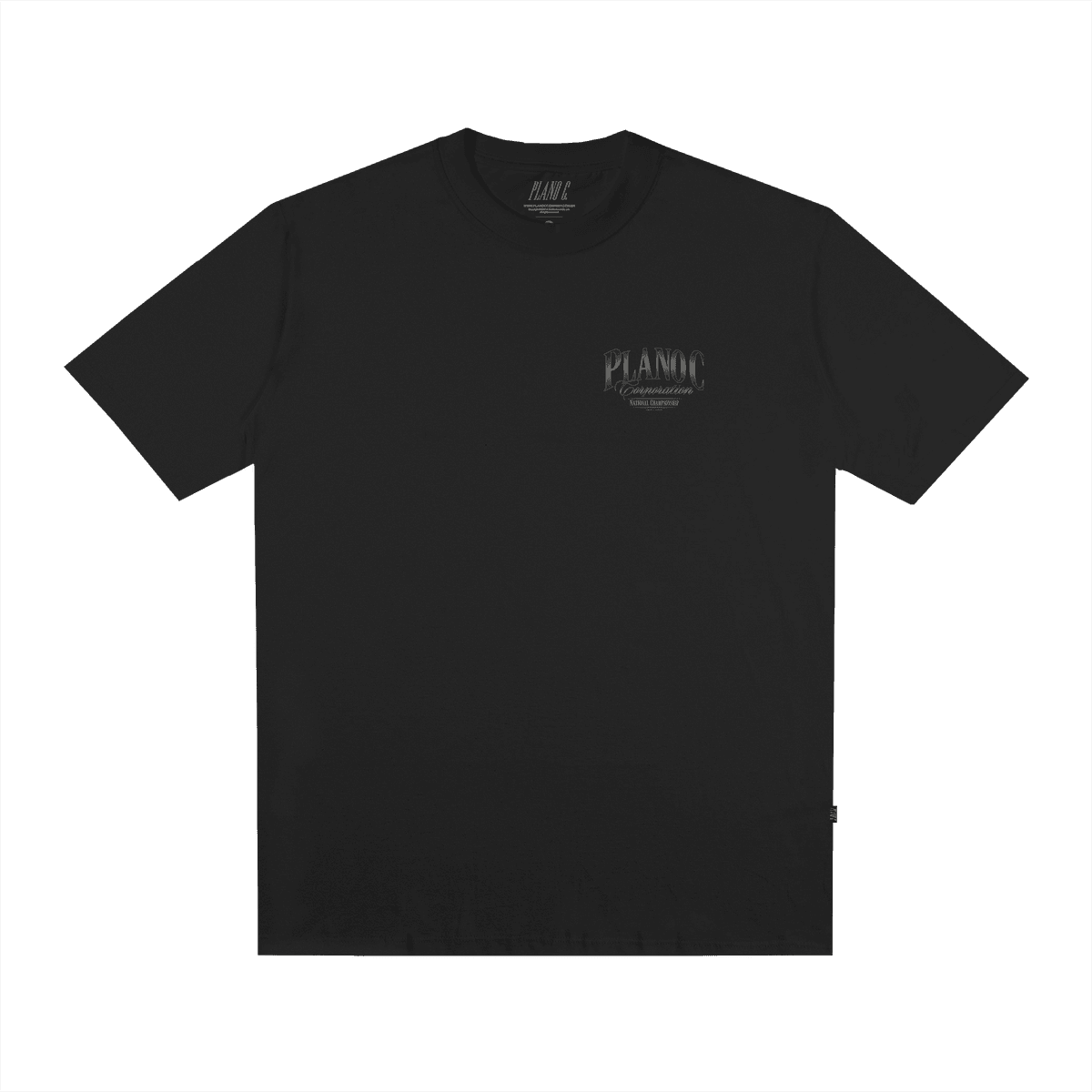 Camiseta Plano C Champions Ring Black