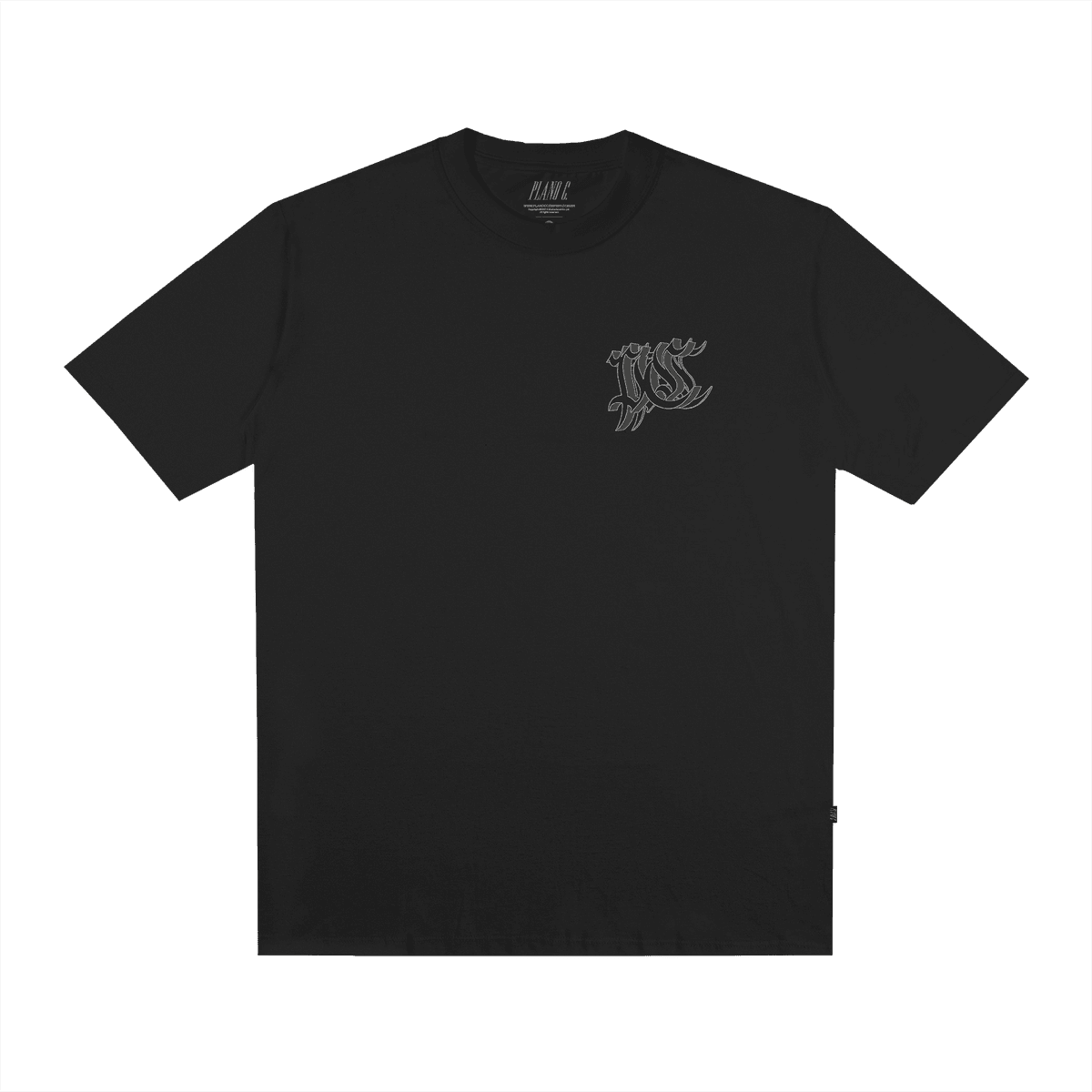 Camiseta Plano C Pc Outline Black